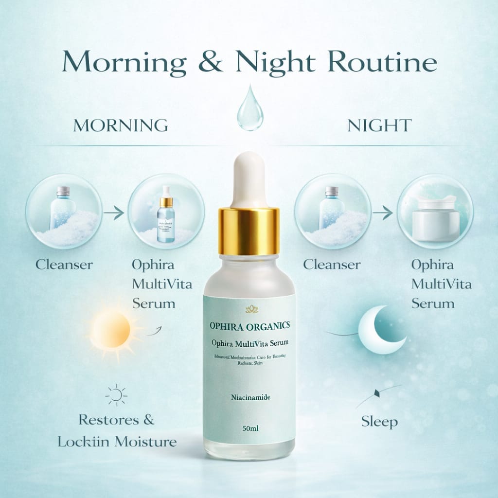 Ophira Multivitamin Serum – Brightening & Skin Repair Formula Skin Care Ophira Organic 