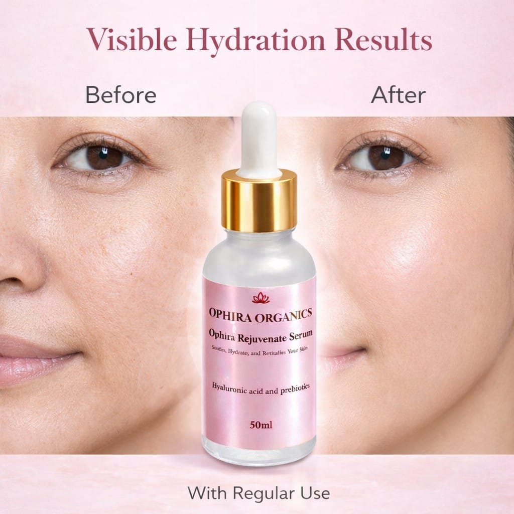 Ophira Rejuvenate Serum – Hydrating & Glow Boosting Face Serum (30ml) Skin Care Ophira Organics 